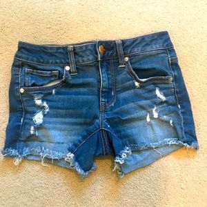 American Eagle cutoff denim shorts